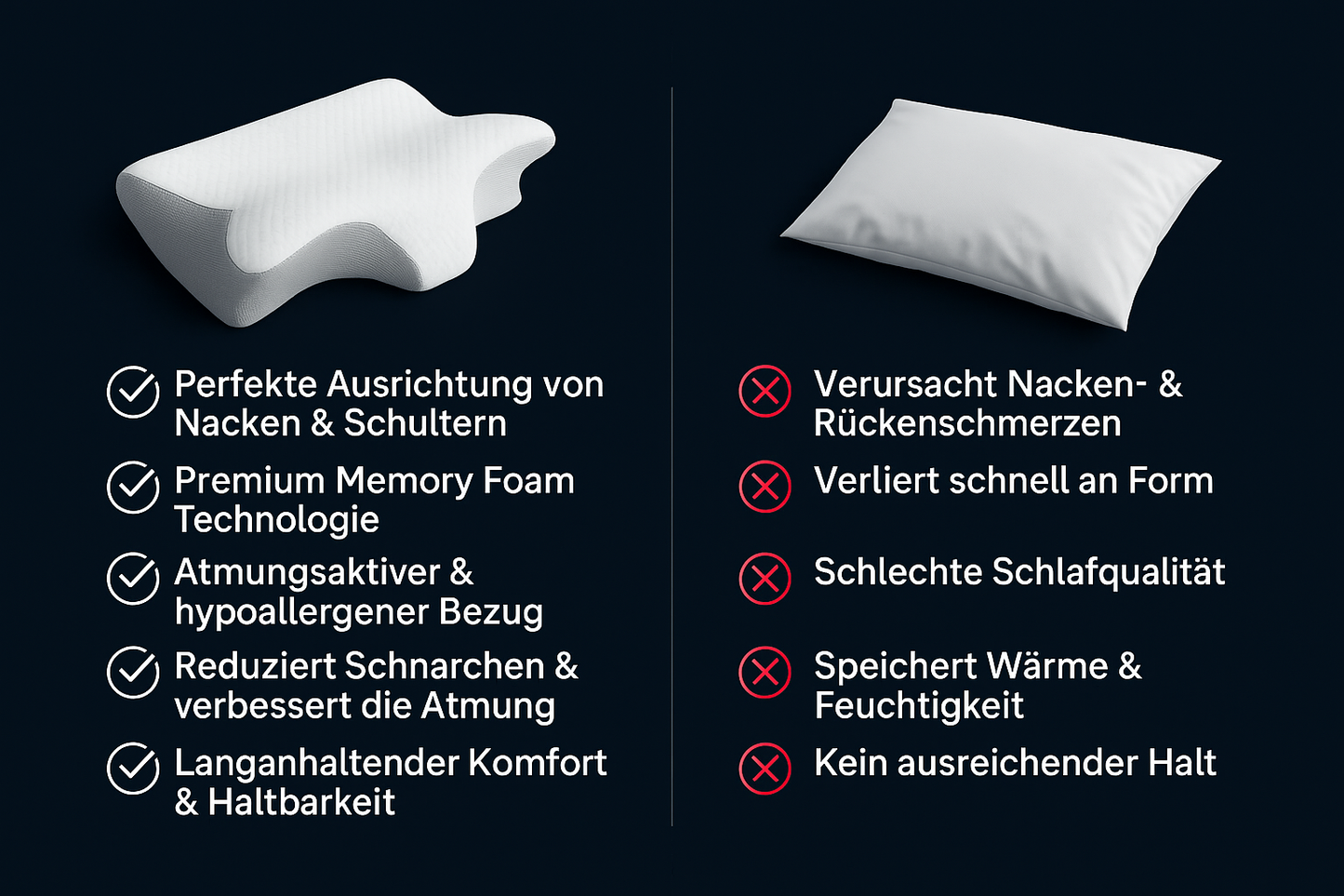 NECKURA™ ORTHOPÄDISCHES NACKENKISSEN